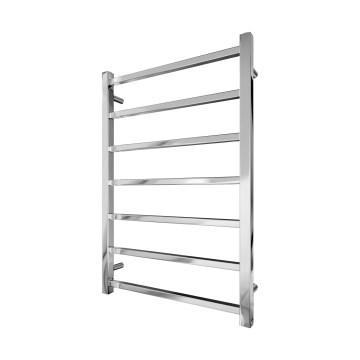 Kúpeľňový rebríkový radiátor INOX TOKIO 161W/230V 77x53 cm nerez/lesklý chróm