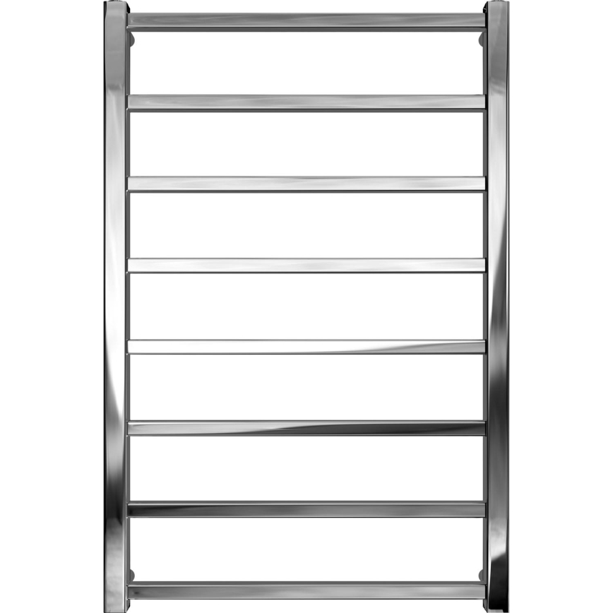 Kúpeľňový rebríkový radiátor TOKIO 174W/230V 80x53 cm nerez/lesklý chróm