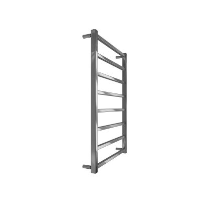 Kúpeľňový rebríkový radiátor TOKIO 174W/230V 80x53 cm nerez/lesklý chróm