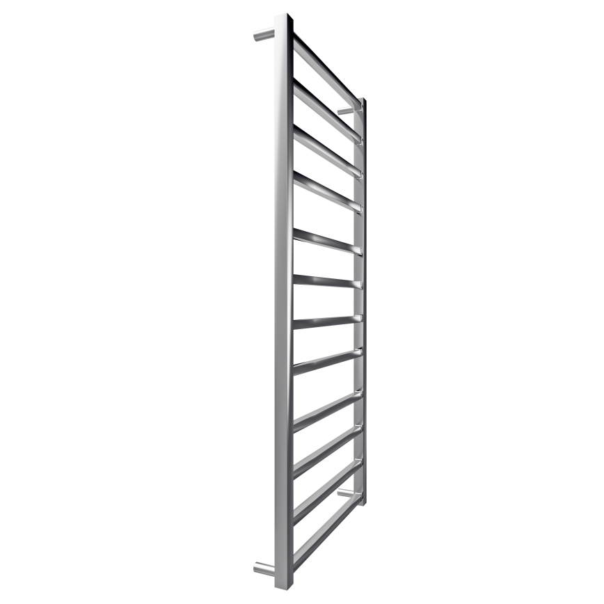 Kúpeľňový rebríkový radiátor TOKIO 260W/230V 120x53 cm nerez/lesklý chróm