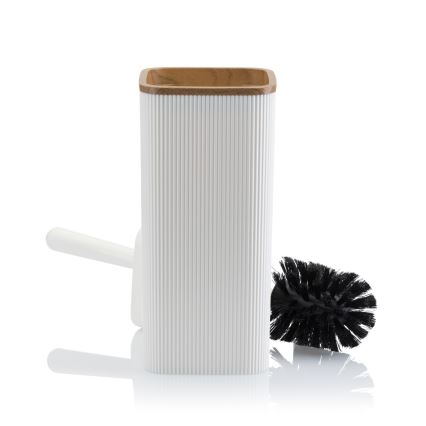 Kúpeľňový set ZOYA 5 ks biela/hnedá