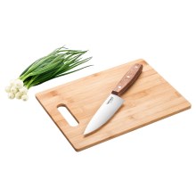 Lamart - Kuchynská doska na krájanie 30x22 cm + nôž