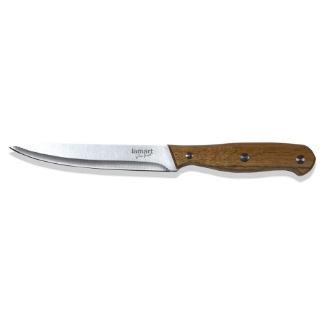 Lamart - Kuchynský nôž 19 cm akácia