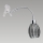 Lampa s klipom EZZO 1xG9/33W/230V dymová