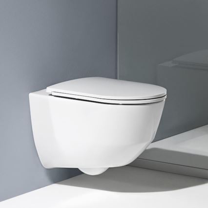 LAUFEN H8669550000001 - Závesné WC PRO keramika/biela + WC sedadlo SoftClose PRO duroplast/biela