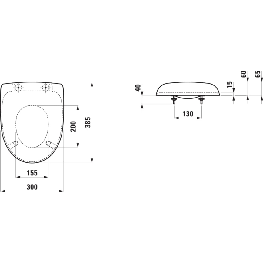 LAUFEN H8910303000001 - Detské WC sedátko FLORAKIDS duroplast/biela