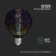 LED 3D Dekoračná žiarovka FILAMENT G125 E27/4W/230V 3000K