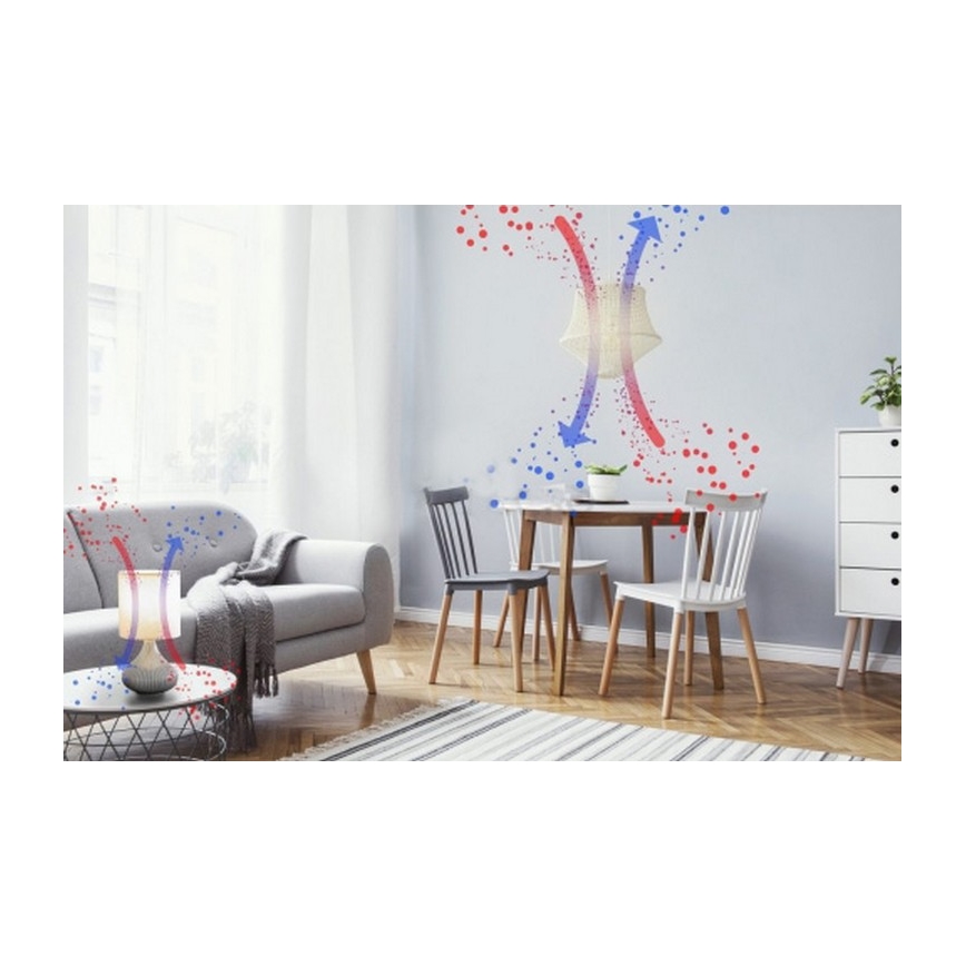 LED Antibakteriálna žiarovka A60 E27/8,5W/230V 2700K - Osram