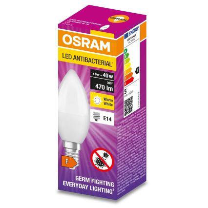 LED Antibakteriálna žiarovka B40 E14/4,9W/230V 2700K - Osram