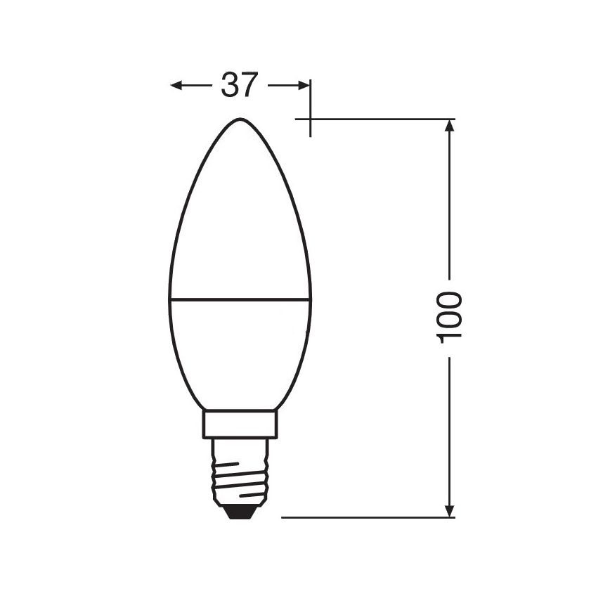 LED  Antibakteriálna žiarovka  B40 E14/4,9W/230V 6500K - Osram
