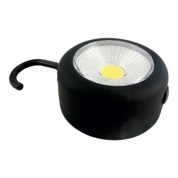 LED Baterka s háčikom a magnetom LED/3W/3xAAA LED Baterka s háčikom a magnetom LED/3W/3xAAA