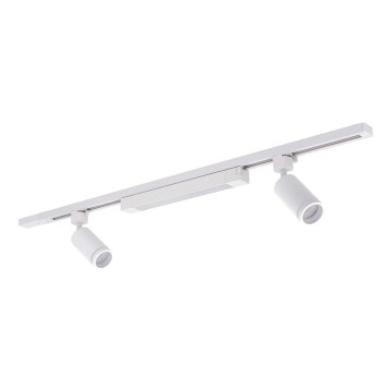 LED bodové svetlo v lištovom systéme TRACER 2xGU10/10W/230V + LED/20W 1 m biela