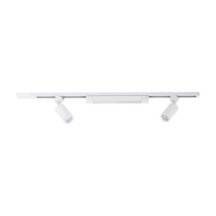 LED bodové svetlo v lištovom systéme TRACER 2xGU10/10W/230V + LED/20W 1 m biela