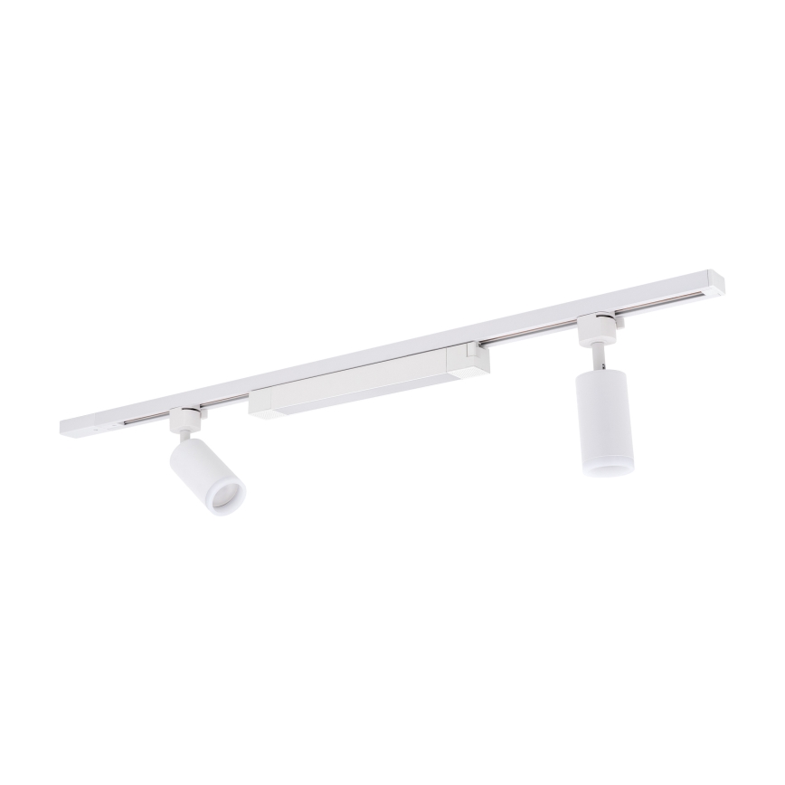 LED bodové svetlo v lištovom systéme TRACER 2xGU10/10W/230V + LED/20W 1 m biela