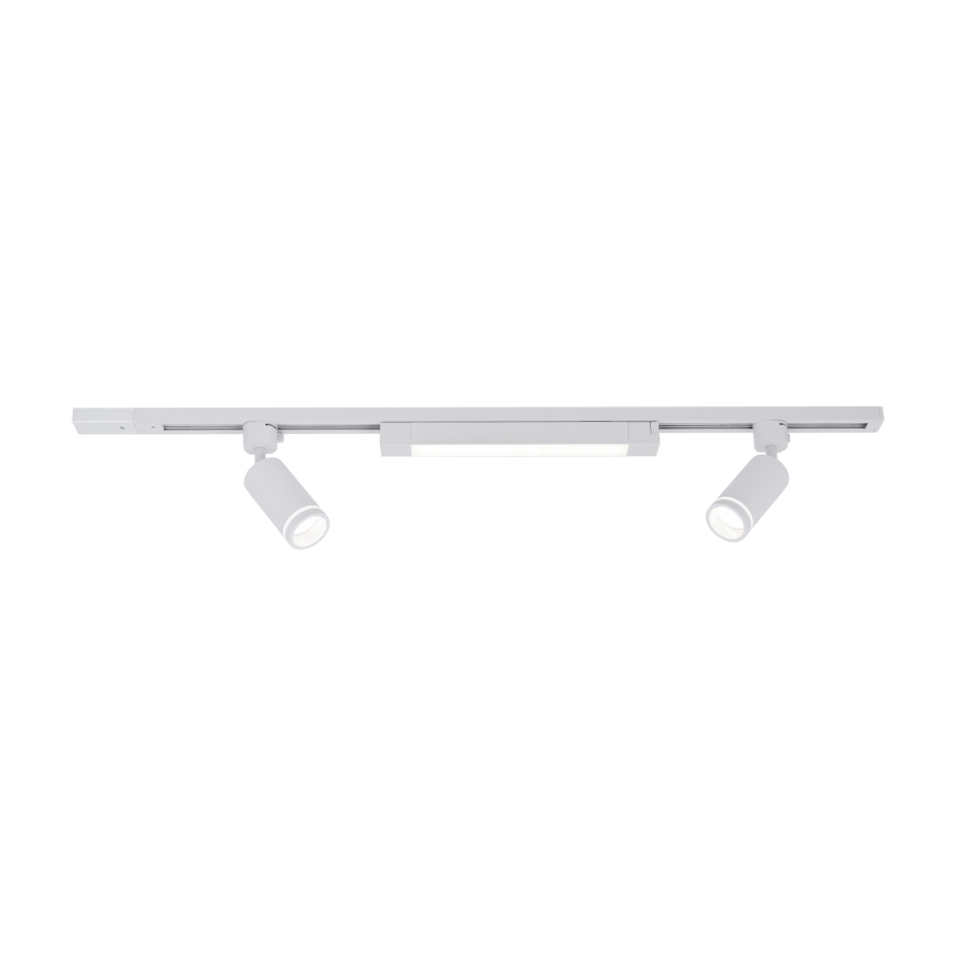 LED bodové svetlo v lištovom systéme TRACER 2xGU10/10W/230V + LED/20W 1 m biela