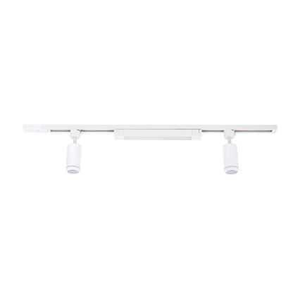 LED bodové svetlo v lištovom systéme TRACER 2xGU10/10W/230V + LED/20W 1 m biela