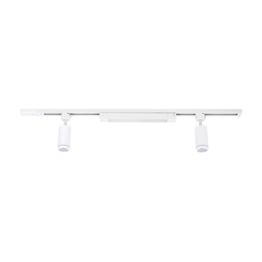 LED bodové svetlo v lištovom systéme TRACER 2xGU10/10W/230V + LED/20W 1 m biela
