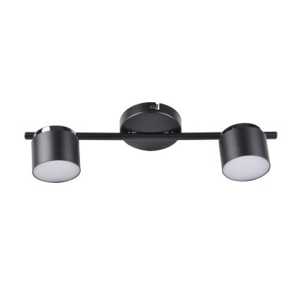 LED Bodové svietidlo KUBIK 2xLED/4,2W/230V čierna