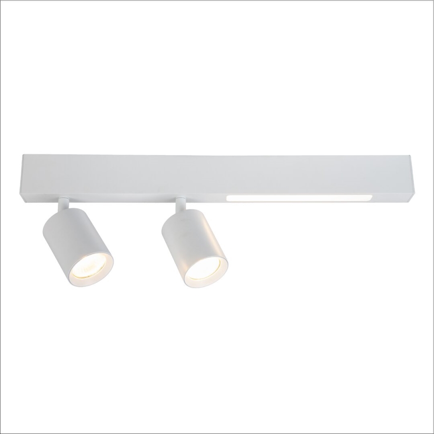 LED Bodové svietidlo MAGNET LED/5W/230V + 2xGU10/60W 3000/4000K biela