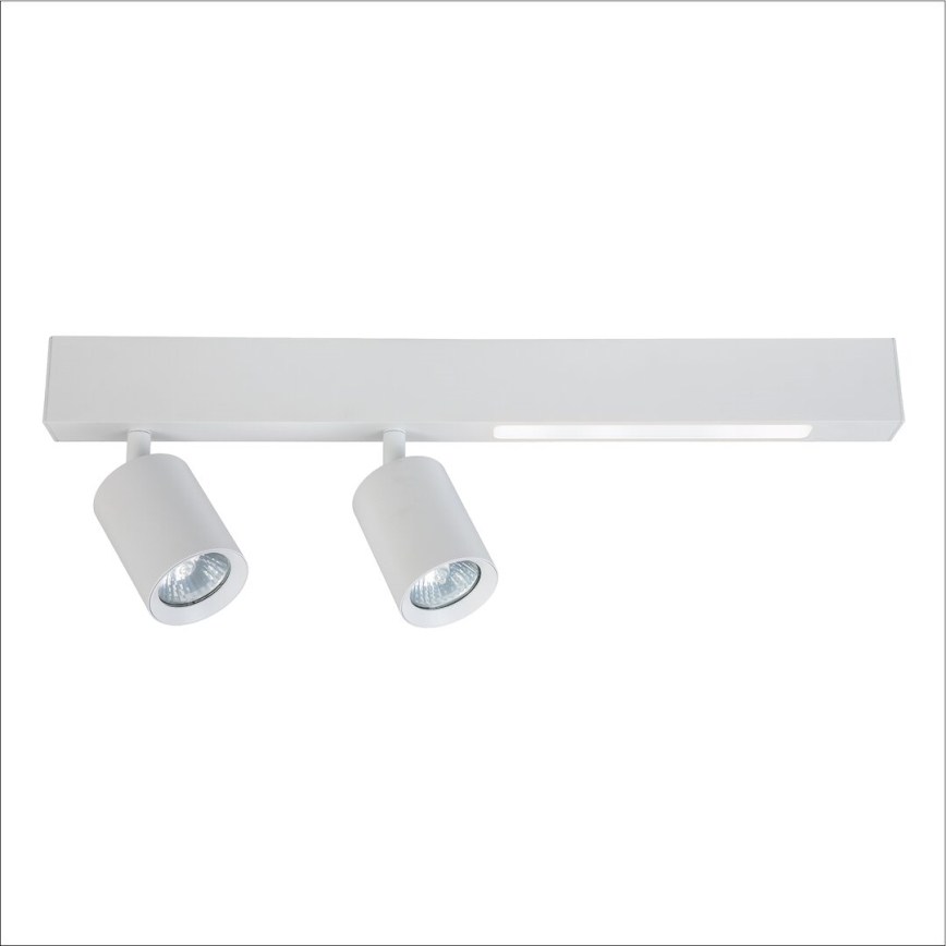 LED Bodové svietidlo MAGNET LED/5W/230V + 2xGU10/60W 3000/4000K biela