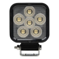LED Bodové svietidlo pre automobil BLACK LED/24W/10-30V IP69 5700K hranatý