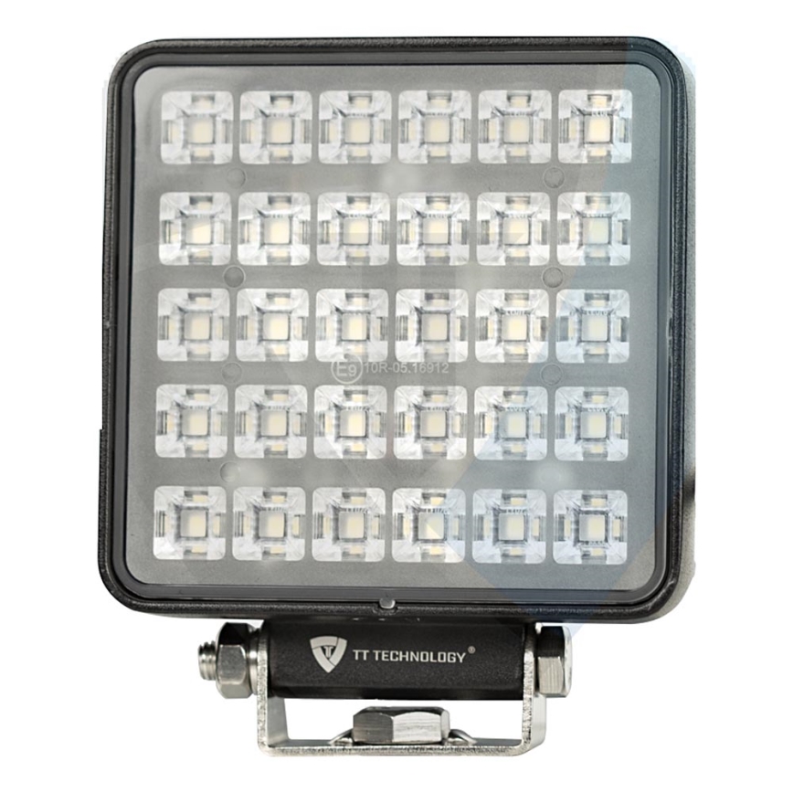 LED Bodové svietidlo pre automobil BLACK LED/30W/10-30V IP69 5700K hranatý
