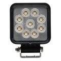 LED Bodové svietidlo pre automobil BLACK LED/36W/10-30V IP69 5700K hranatý