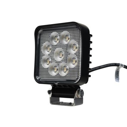 LED Bodové svietidlo pre automobil BLACK LED/36W/10-30V IP69 5700K hranatý