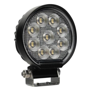 LED Bodové svietidlo pre automobil BLACK LED/36W/10-30V IP69 5700K okrúhly