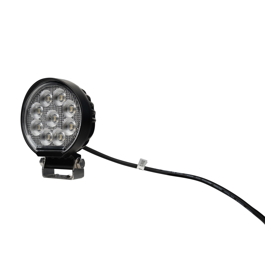 LED Bodové svietidlo pre automobil BLACK LED/36W/10-30V IP69 5700K okrúhly