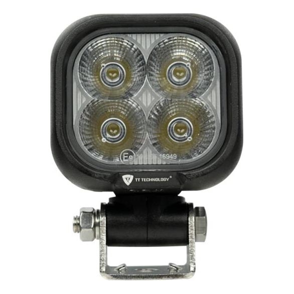 LED Bodové svietidlo pre automobil BLACK LED/40W/10-30V IP69 5700K hranatý