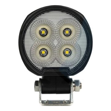 LED Bodové svietidlo pre automobil BLACK LED/40W/10-30V IP69 5700K okrúhly