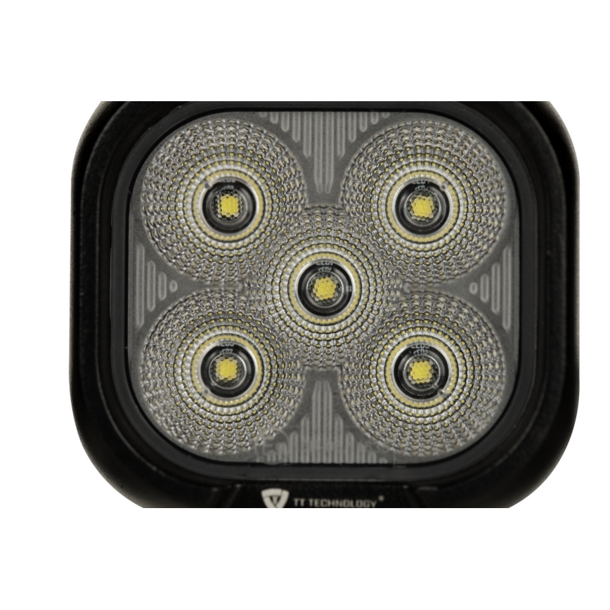 LED Bodové svietidlo pre automobil BLACK LED/50W/10-30V IP69 5700K hranatý