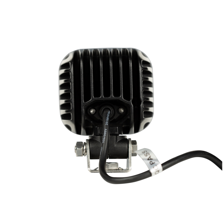 LED Bodové svietidlo pre automobil BLACK LED/50W/10-30V IP69 5700K hranatý