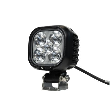 LED Bodové svietidlo pre automobil BLACK LED/50W/10-30V IP69 5700K hranatý
