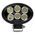 LED Bodové svietidlo pre automobil BLACK LED/60W/10-30V IP69 5700K oválny