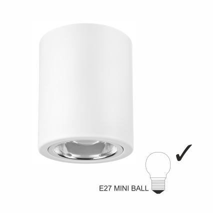 LED Bodové svietidlo TACO 1xE27/15W/230V biela