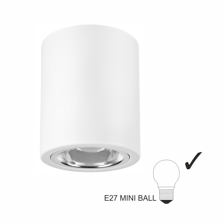 LED Bodové svietidlo TACO 1xE27/15W/230V biela