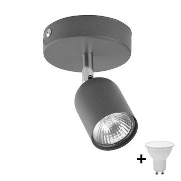 LED bodové svietidlo TOP 1xGU10/10W/230V sivé