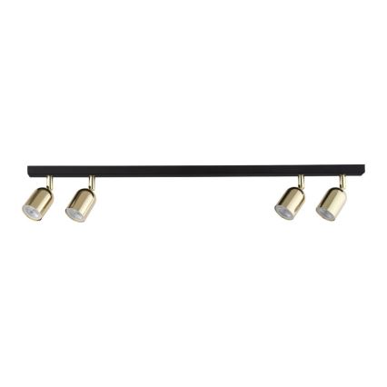 LED bodové svietidlo TOP 4xGU10/10W/230V čierna/zlatá
