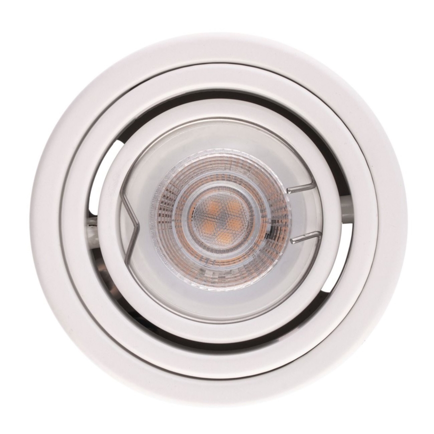 LED Bodové svietidlo TUBA 1xGU10/5W/230V 2700K biela