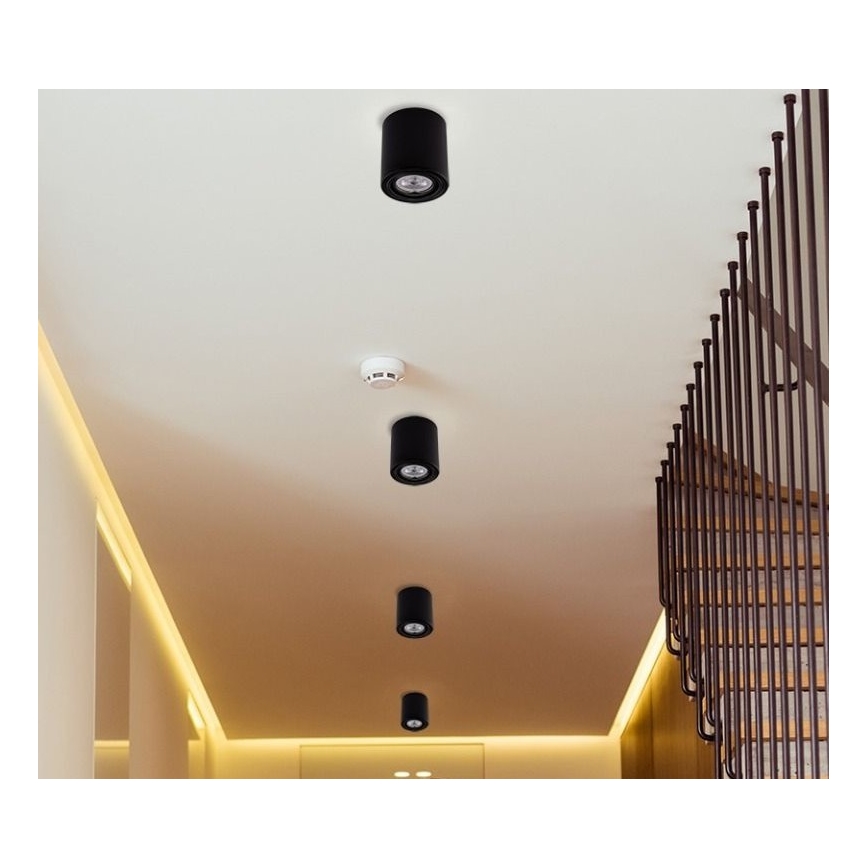 LED Bodové svietidlo TUBA 1xGU10/5W/230V 4000K čierna