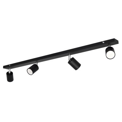 LED Bodové svietidlo TUNE 4xGU10/4,8W/230V čierna
