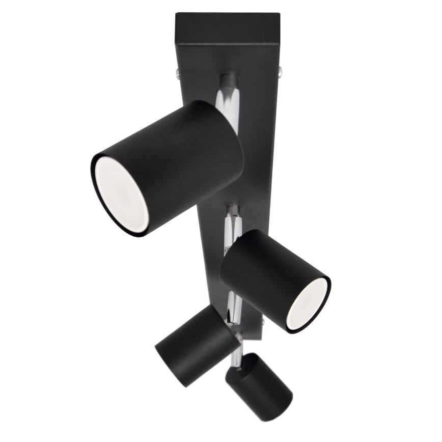 LED Bodové svietidlo TUNE 4xGU10/4,8W/230V čierna