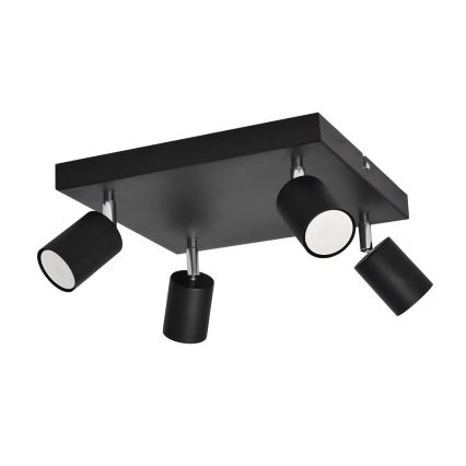 LED Bodové svietidlo TUNE 4xGU10/4,8W/230V čierna