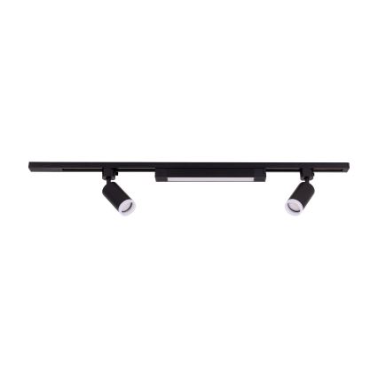 LED bodové svietidlo v lištovom systéme TRACER 2xGU10/10W/230V + LED/20W 1 m čierna