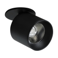 LED Bodové zápustné svietidlo HARON 1xLED/10W/230V čierna