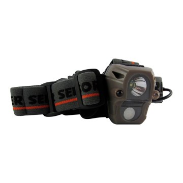 LED Čelovka so senzorom LED/3W/3xAAA LED Čelovka so senzorom LED/3W/3xAAA