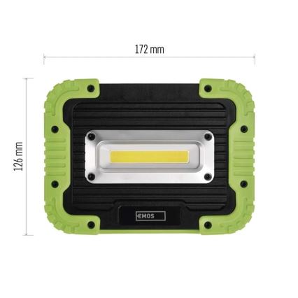 LED COB Nabíjací reflektor LED/3,7V 3000 mAh IP44
