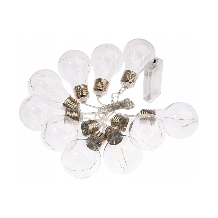 LED Dekoračná reťaz SMOLDER 2,1 m 10xLED/2xAA